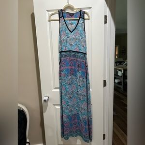 Maxi Tolani silk dress with pockets!